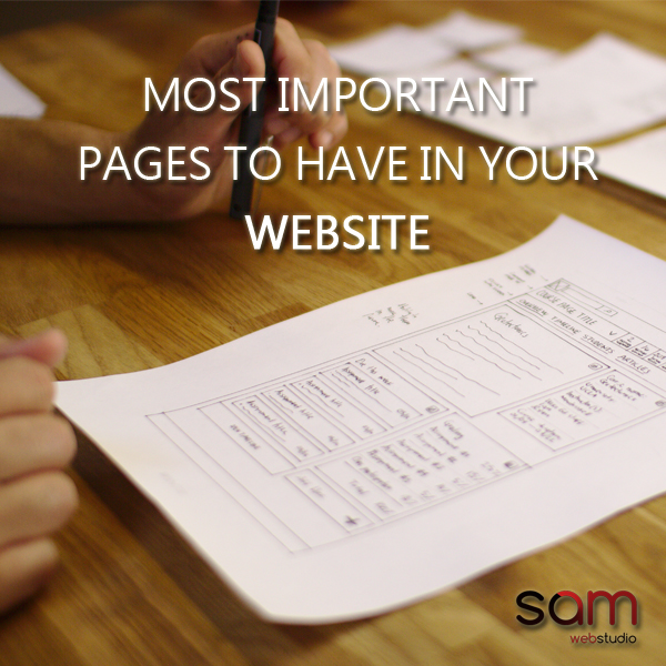 Most Important Pages To Have In Your Website