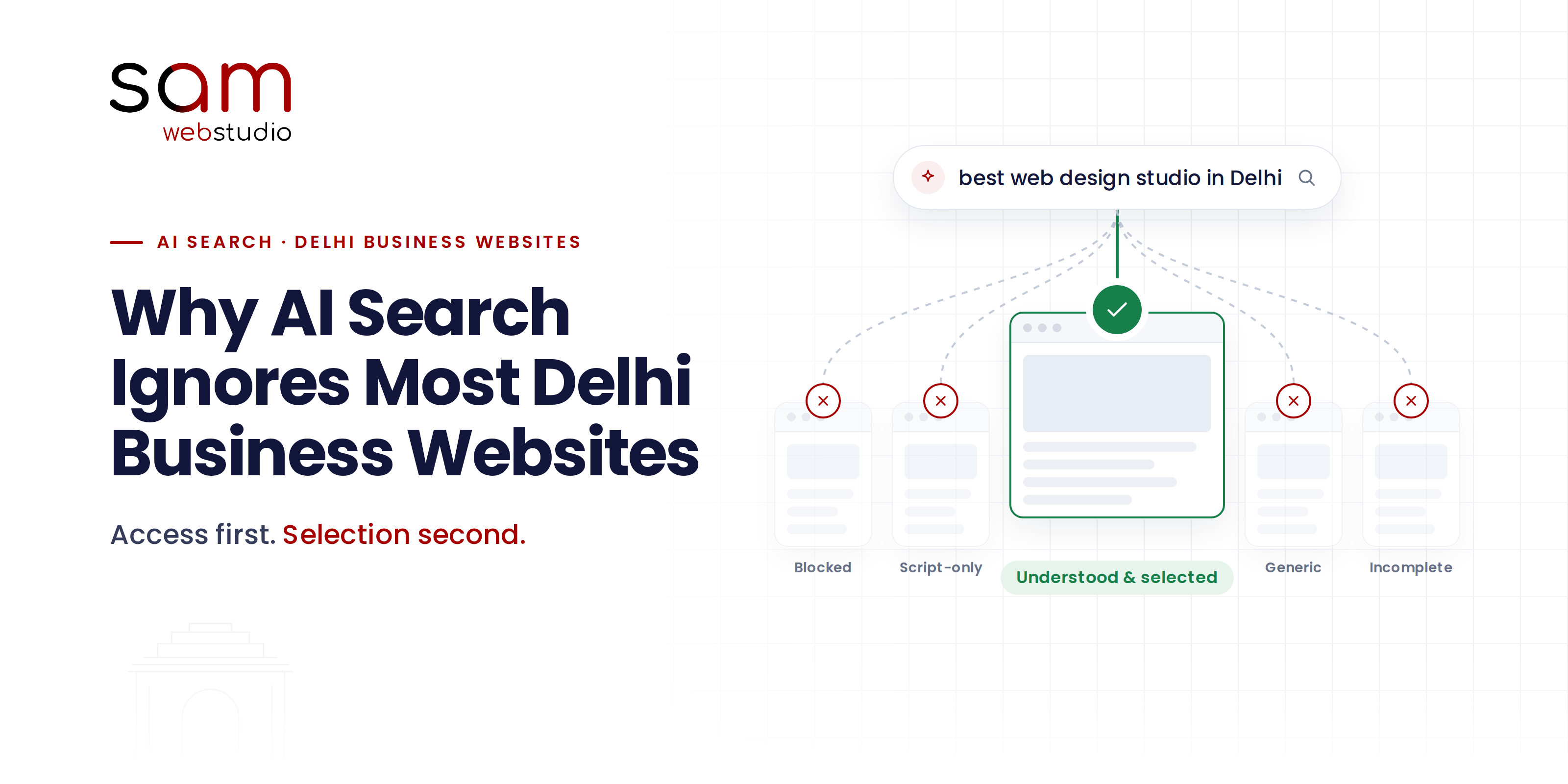 Why AI Search Ignores Most Delhi Business Websites