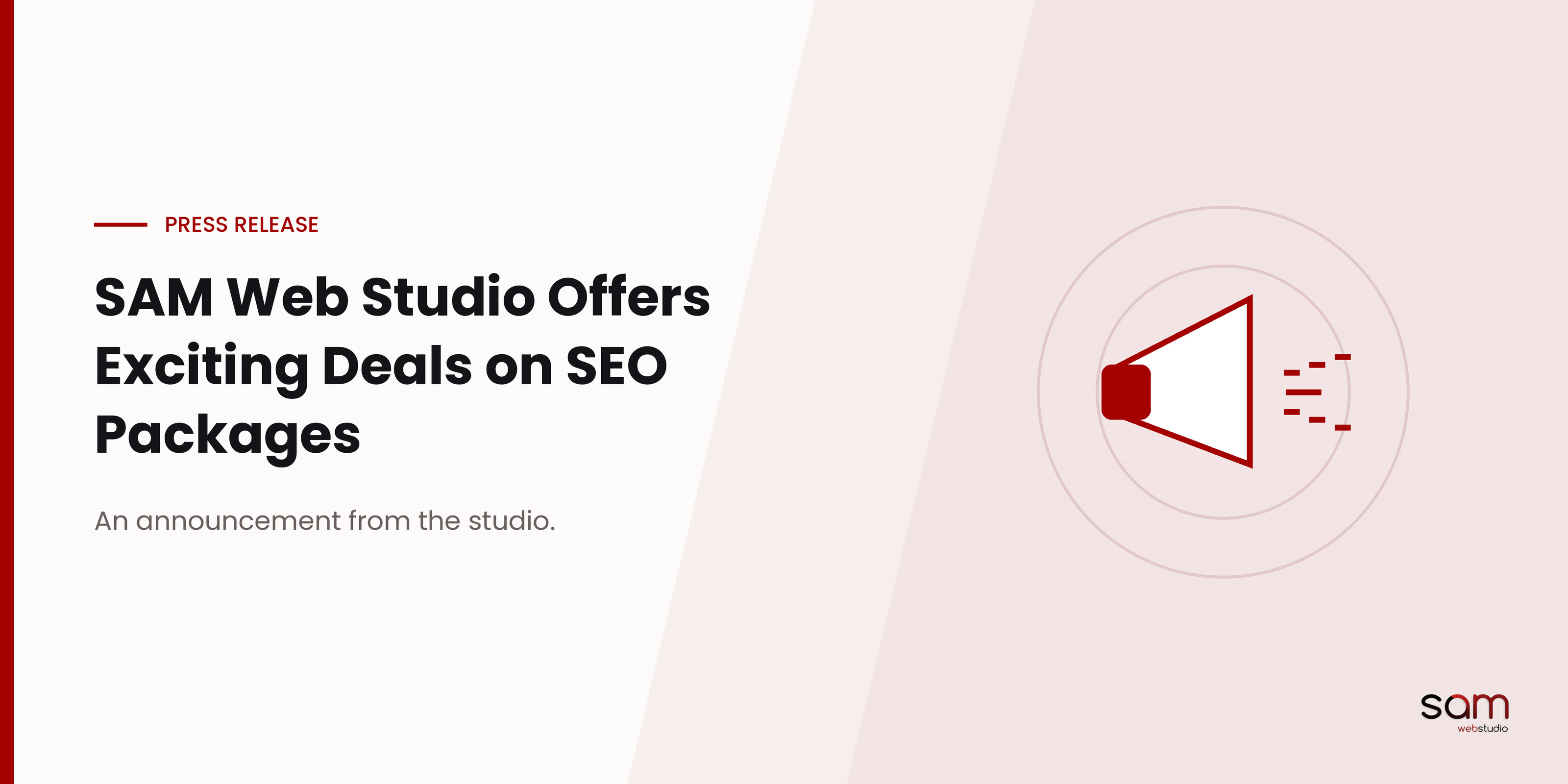 SAM Web Studio Offers Exciting Deals on SEO Packages