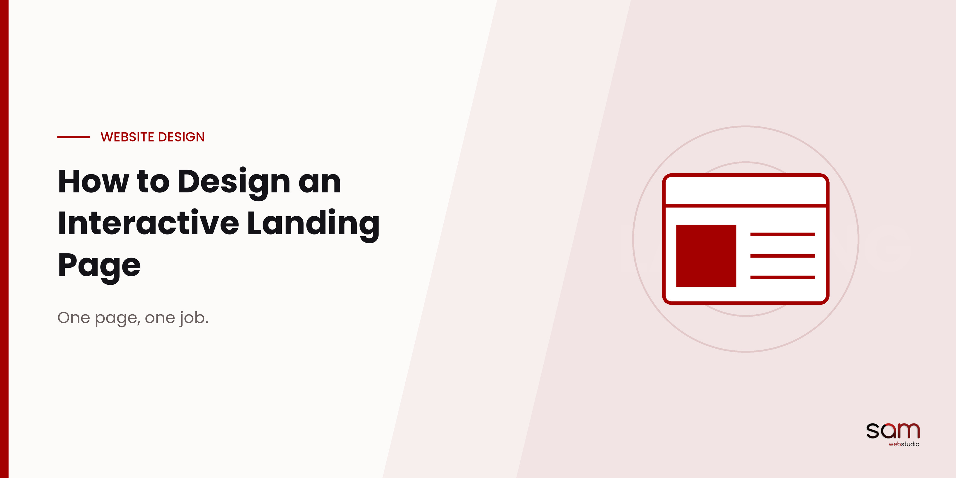 How To Design An Interactive Landing Page