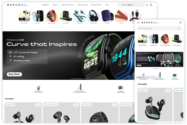 Boult Audio online store